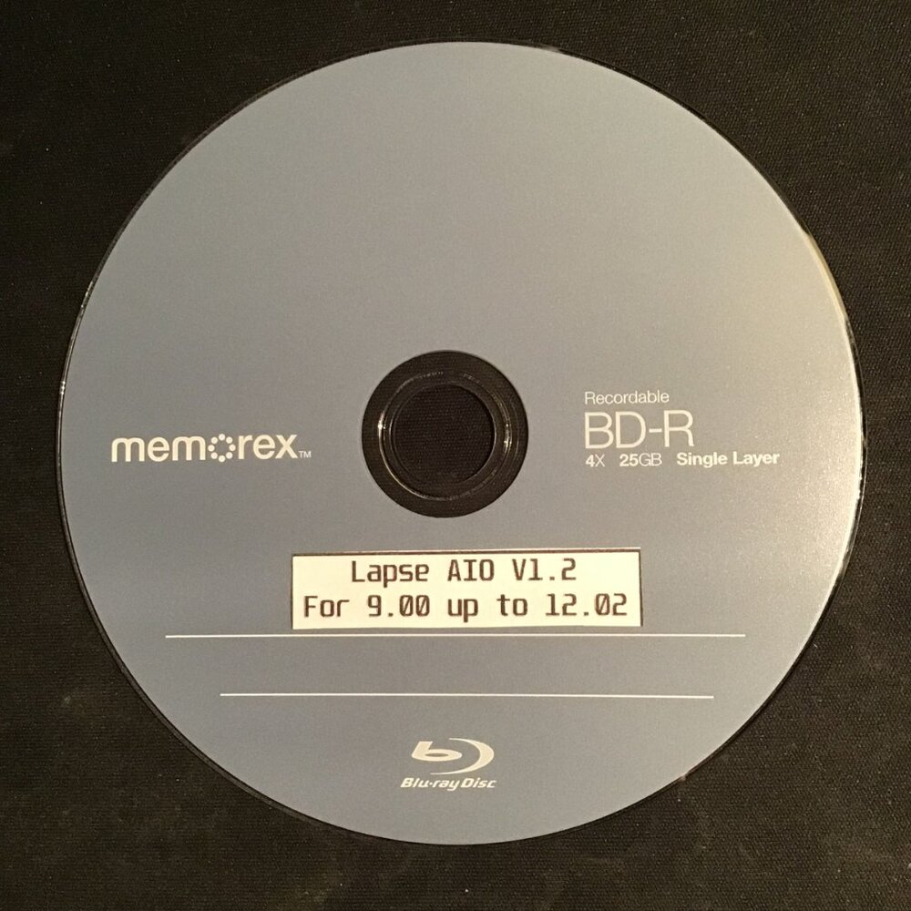 PS4 Blu-ray GoldHEN AIO Jailbreak (BD-JB) Disc for Firmware 9.00 up to 12.52